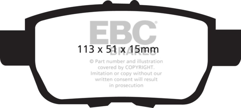 EBC Redstuff Brake Pad Sets