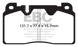 EBC Greenstuff Brake Pad Sets