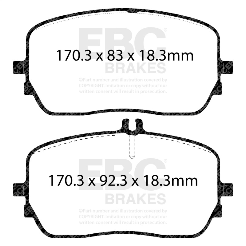 EBC Yellowstuff Brake Pad Sets