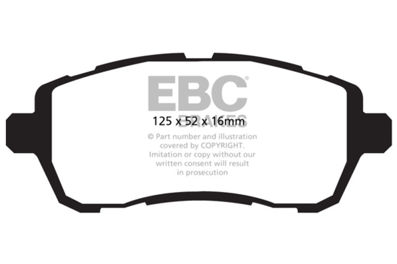 EBC Greenstuff Brake Pad Sets